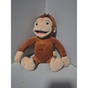 Curious George Tickle And Giggle Plush Monkey 2005 Marvel Toys [Tested working]